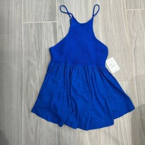 Free People Royal Blue Tank
